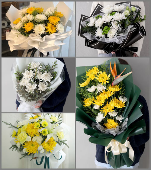 广东汕头市龙湖区白事花束代送